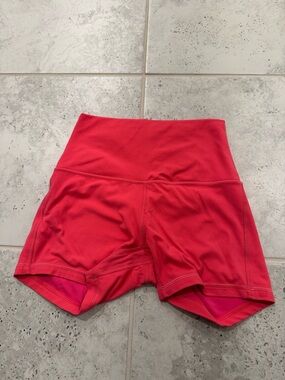 Lululemon Align Coral Biker Shorts